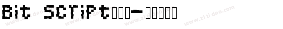 Bit Script转换器字体转换